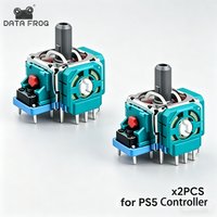 10PCS 3D Analog Joystick Replacement Module for PS5/PS4, Switch Pro & Xbox One Controllers | Thumbstick Repair Parts