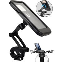 AliExpress NONE Waterproof Motorcycle Phone Mount 360° Swivel Bicycle Handlebar Cell Phone Holder Universal Scooter Bike GPS Support Stand
