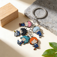 Fushiguro Toji Anime Figure Cosplay Props Pendant Keyrings Badge Unisex Charm Jewelry Gift for Fans