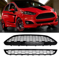 For 2013-2017 Ford Fiesta Zetec-S JA8 MK7 front bumper grille modification honeycomb grille ST model 1778260