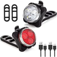 AliExpress NONE Cycling Bike Taillight USB Rechargeable Led Bicycle Light Tail Clip Lamp Bicycle Lamp Luz Bicicleta Rear Back Bike Tail Light