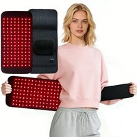 Portable Red Infrared Light Body Therapy Pad 660nm 850nm LED Beauty Devices for Belt and Back Knee Hands Feet Relief Heat Pad
