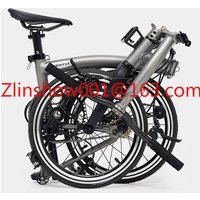 C5 Trifolding Bike 16'' 7.5kg Aluminium Alloy Foldable Bicycle Carbon Fibre Fork 349 Wheels