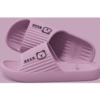 Cartoon Bear Platform Home Slippers Women Lightweight Non Slip Indoor Bathroom Slides Woman Summer Soft Sole Cloud Slippers 45