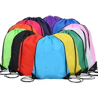Waterproof Foldable Gym Bag Bundle Pocket Drawstring Fitness Backpack Shop Pocket Hiking Camping Swimming Men Women Sports Bags