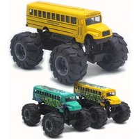 1:43 Scale School Bus Model Simulation Big Wheels Pull Back Car Toy Educational Die Cast Metal School Bus Vehicles Toys Kids Toy