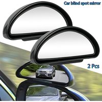 2pcs Car Blind Spot Adjustable Rear View Mirror 360 Degree Reverse Additional for Parking Auxiliary Mirror Auto Exterior Parts