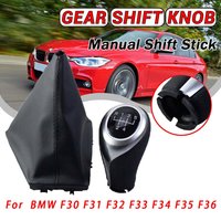 Car Gear Shift Knob For BMW 3 Series F30 F31 F32 F33 F34 F35 F36 5/6 Speed LHD Manual Internal Replacement Parts Dustcover
