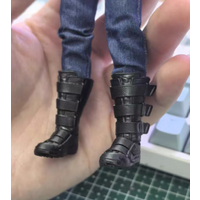 1/12 Scale Soldier Tactical Long Boots Model for 6'' Nota