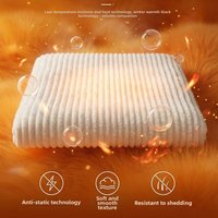 New Soft Thick Pet Couch Cover Fuzzy Surface Non-Slip Couch Sitting Mat Washable White Coffee Sofa Cover Pad for Dogs Cats