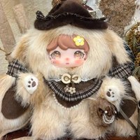 Luxi 600% Picnic Bunny Series Blind Box Luxi Anime Figure Mystery Box Kawaii Anime Doll Rabbit Room Decor Toys Surprise Gift New