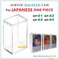 1PC Acrylic Magnetic Case For JAPANESE OP01-04【5mm Thick】