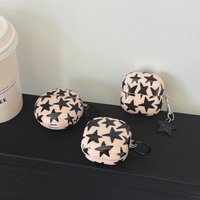 Fashion Full Screen Black Star Pattern With Pendant Earphone Cover Case for Huawei FreeBuds 7i 6i 5i SE3 SE2 FreeClip 2
