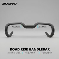 Ullicyc Hover guidon en carbone T1000 guidon de route entièrement en carbone montée 30mm câble interne de Cockpit de gravier