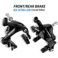 R700 Road Bike Calipers Dual Pivot Bicycle Brakes Aluminum Alloy Rim Brakes Speed Bike Front Rear Calipers with Brake Pad