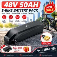 Chamrider 48V 36V 52V Akku 50AH Original Hailong MAX 21700 Akku 50A BMS 500W 750W 1000W 1500W Lithium Elektrofahrrad-Set