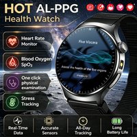 2026New Nursing Grade Health Smartwatches For Men Women Precision Detection Heart Rate Blood Fats Uric Acid ECG+PPG Smart Watch