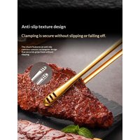 1PC Stainless Steel BBQ Tongs Reusable Meat Vegetable Clip Multifunctional Kitchen Cooking Tool