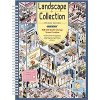 3D Micro Immersive Storage Sticker Collection Book, Exquisite Illustrations, PET Die Cut Stickers Handmade Collage