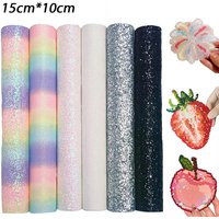 Perler Bead Kit Ultra Sparkle Glitter Sheets & Ironing Paper High Aesthetic Craft Supplies Complete Set of 6 Sheets