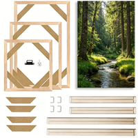 24 Different Sizes Modern Wood Canvas Frame Wooden Frames Photo Oil Painting Canvas Diamond Painting Frames Wood Wall Frame