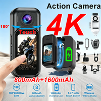AliExpress WDSZKMYF 4K/1080P Mini WiFi Body Vlog Camera With Charging Case Portable Sports Cam for Motorcycle Bike Pet Cycling Outdoor Recording