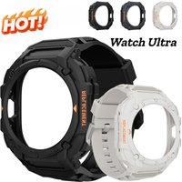 Case+Strap for Samsung Galaxy Watch Ultra 2025 47mm Silicone Sport Bracelet Correa for Galaxy Watch 7Ultra 47 Strap Accessories