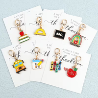8-Piece Learning Set Keychain, Comes with a Thank You Card, Very Suitable as a Gift for Students, Family Members, Etc.