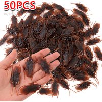 50/10/5PCS Fake Cockroach Centipede Scorpion Kids Trick Props Fake Roaches Plastic Bugs Toy Party Supplies Halloween Decoration
