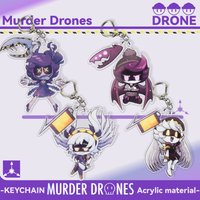 Murder Drones Keychain.,2D Acrylic Shake Keychain, Shake Pendant, Bag Charm, KpopIdol Desktop Decor, Birthday Gift for Fans