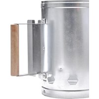 Barbecue BBQ Chimney Starter Charcoal Grill Steel Rapid Quick Fire Lighter