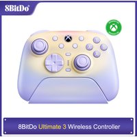 8BitDo Ultimate 3 Wireless Controller for Xbox, PC, Android, Apple With Force Ring TMR Joystick & Charging Dock (Lavender Dusk)