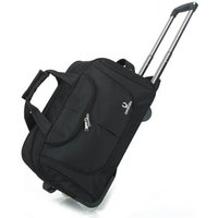 Portable Folding Lightweight Oxford Fabric Luggage Bag Handheld Two-In-One Simple Pull Rod Bag Wheel Mounted Travel Bag