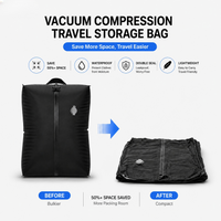 TPU Vacuum Compression Storage Bag IP67 Waterproof Travel Organizer Reusable Leakproof Space Saver Packing Bag 9-41L