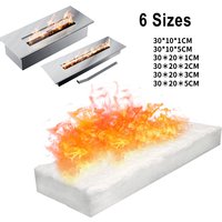 1Pcs White Sponge For Fireplace Ovens And Gel Burner Calcium-Magnesium-Silicate Fibres Firplace Firebox Safety Fire Sponge