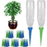 6/12/24Pcs Automatic Drip Irrigation System Kit Adjustable Self Watering Spike Dripper Device Waterer Tool For Garden Greenhouse