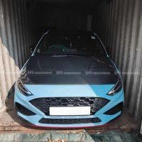 Wisdom Zhixue Workshop Suitable for Hyundai 16-24 I30N Carbon Fiber AM Model Engine Car Front Hood Modi