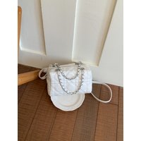 Bear Lady 2026 Summer New Chain Shoulder Bag Women's Crossbody Work Bag Luxury Sensation Commuter Handbag Soft Polyester