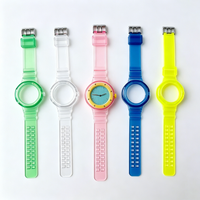 Case+Transparent Silicone Strap For Royal pop Swatch x AP Accessories Sport Breathable Bracelet correa royal pop Wristwatch band