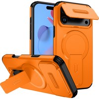 For Magsafe Magnetic Wireless Charging Case for iPhone 17 Pro Max Air 17Pro Armor Stand Cover