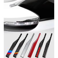 2026 Universal 2Pcs Rearview Mirror Anti-collision Strip Anti-scratch Strip Car Sticker Decoration Reflective Strip Auto Parts