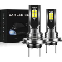 2PCS H7 Led Light Bulb Kit Car Fog Light Bulbs 55w Super-Bright 6000k Led Lights For Vehicles High Power Auto Headlight LED DRL