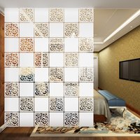 5pcs Modern Chinese Carved Hollow Entrance Hanging Folding Screen Partition Folding Screen Hanging Screen Hanging Room Divider