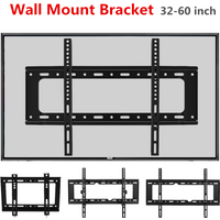 32-60inch TV Wall Mount Bracket Universal TV Mount Monitor Holder Adjustable Low Profile Flat Panel TV Frame for LCD LED Monitor
