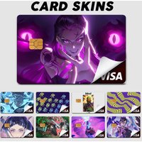 Cool FPS Popular Fashion Hot New Gaming Valorant Luxury Credit Card Film Debit Protect Bank Bus Card Sticker Skin