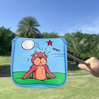 Funny Golf Mallet Putter Headcover Cover ,Golf Putter Cover Golf Accessories for Men Golfers Dad Christmas Gift