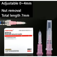 31G 4mm Disposable Painless Medical Micro-plastic Injection Cosmetic Sterile Meso Needle For Skin Prick