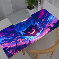 Mouse Pad rubber table Pokemon Pikachu Gengar Large Gamer xxl Desk mat Computer keyboard gaming accessories carpet mousepad