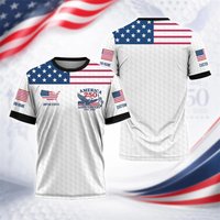 1776-2026 American Independence Day T-shirt Men Women Airplane Print Themed 250 Years T Shirts Festival Street Wear Tee Top New