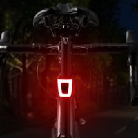 ESLNF Bike Light Waterproof USB Rechargeable Helmet Taillight Lantern For Bicycle LED Safety Night Riding Flash Tail Light